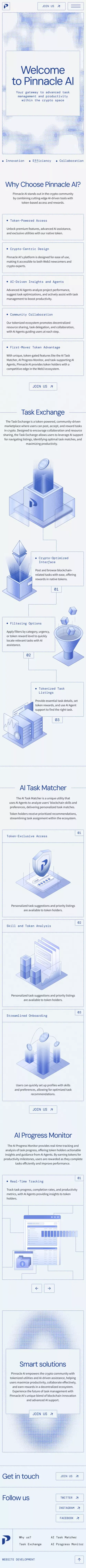 Pinnacle AI mobile view
