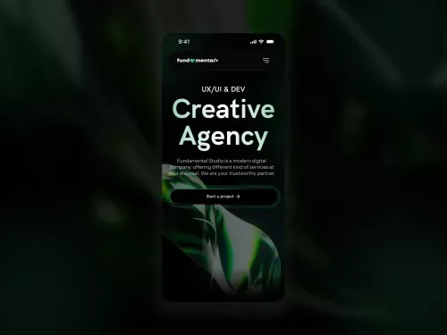Fundamental Studio - Creative Digital Agency mobile view
