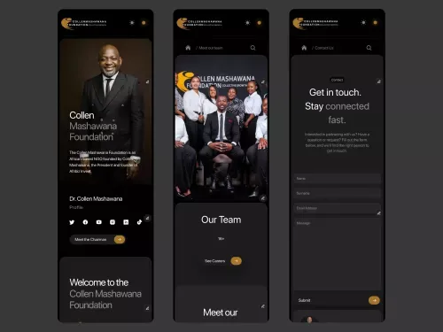 Collen Mashawana Foundation - African Based NGO mobile view