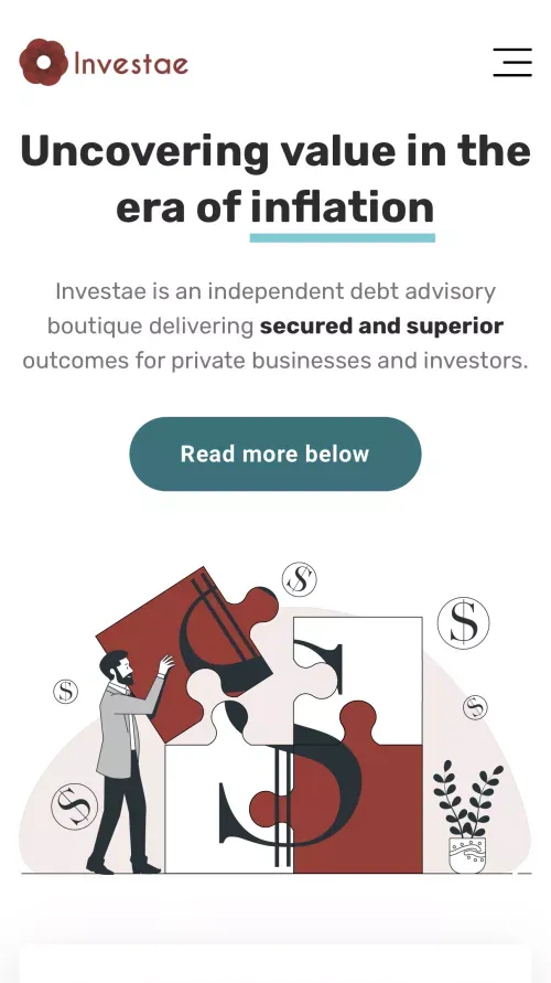 Investae mobile view