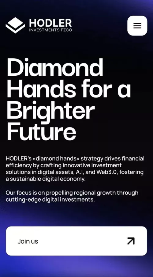 Hodler | Diamond Hands for a Brighter Future mobile view