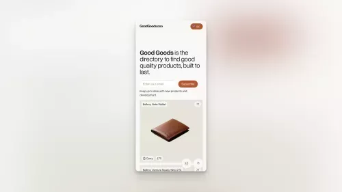 Good Goods - The directory for quality goods mobile view