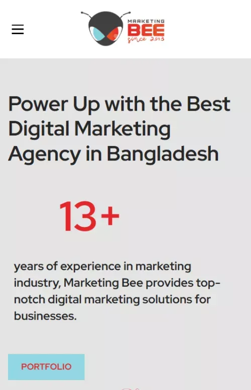 Marketing Bee | Best Digital Marketing Agency in Bangladesh mobile view