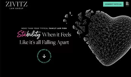 Indiana Family Law Attorney | Zivitz Law Group - Landing design