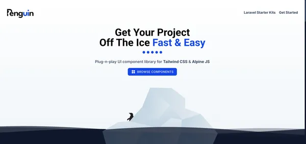 Penguin UI - Tailwind CSS & Alpine JS UI Component Library
