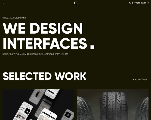 UI/UX Design, Framer Dev & Branding | JB Studio by Joao Barbosa