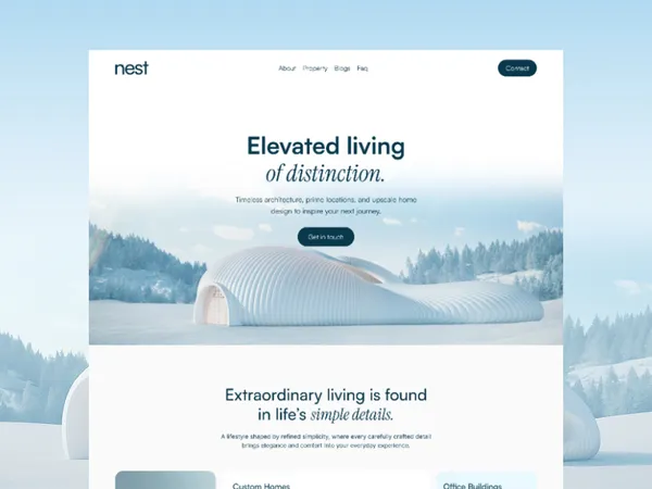 Nest â Real Estate Template