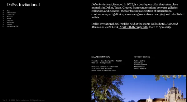 Dallas Invitational | April 15–17, 2027