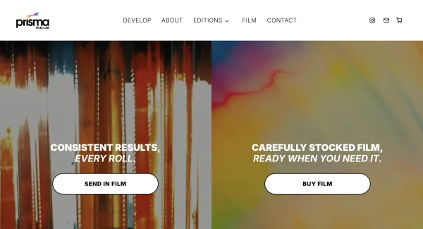 PRISMA FILM LAB | Dip + Dunk Film Lab | Dallas, Texas