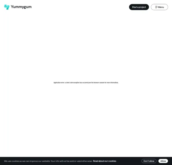Yummygum ◦ Digital agency from Amsterdam - website design inspiration