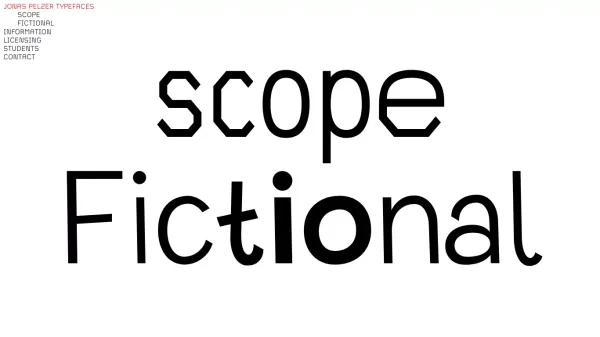 Jonas Pelzer Typefaces