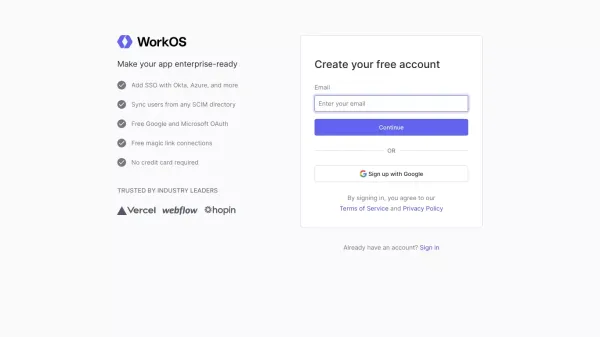 Signup | WorkOS - Sign Up design inspiration