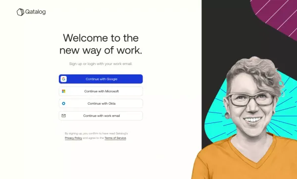 Work hub | Qatalog - Sign Up design inspiration