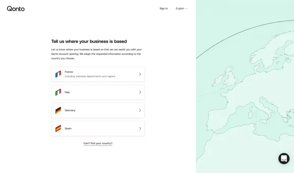Qonto - Sign Up design inspiration