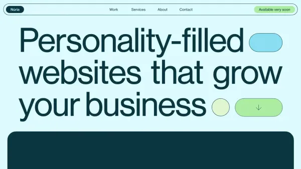 Núria Gispert | Creative Web Design - Portfolio design inspiration