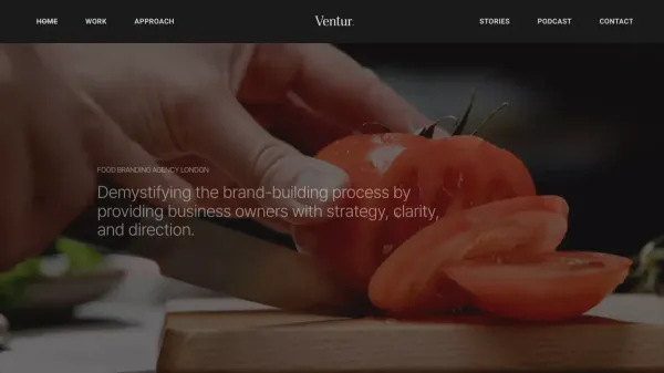 Food and Drink Branding Agency London | Ventur