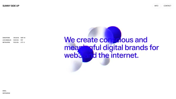 Sunny Side Up - website design inspiration