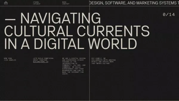cthdrl â digital design and experience studio - website design inspiration