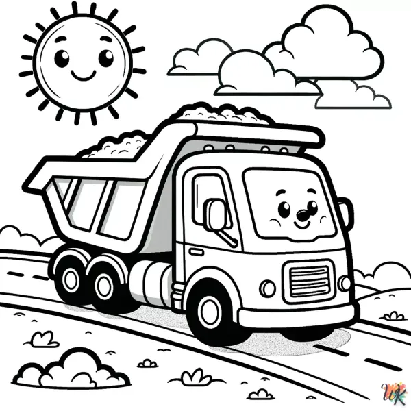 Vrachtwagen Kleurplaten | Kleur Online Bij Kleurplaten WK - Other design inspiration