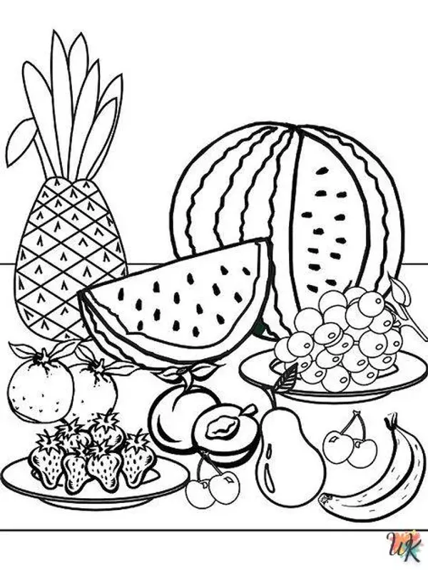 38 Fruit Kleurplaten Online Printen En Kleuren - Other design inspiration