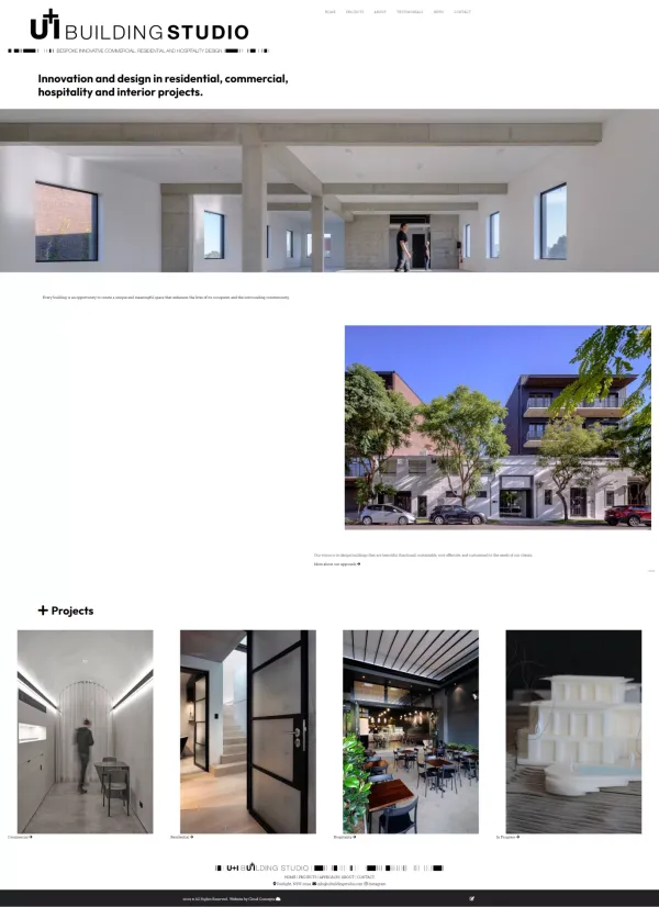 Innovation and design in residential, commercial, hospitality and interior projects. | UI Building Studio