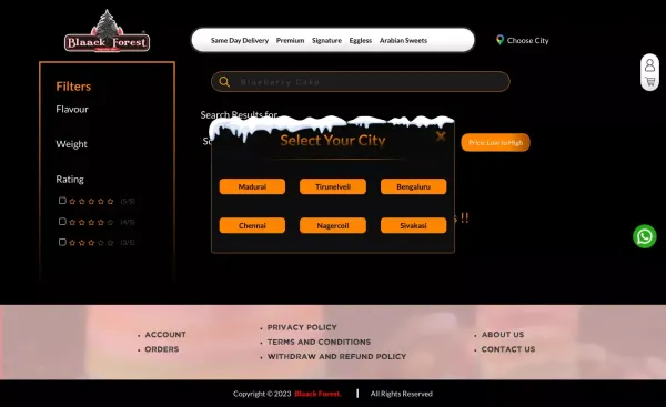Blaack Forest - website design inspiration