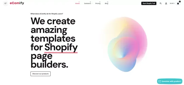 Ecomify | Best Page Builder Shopify Templates & Shopify Themes