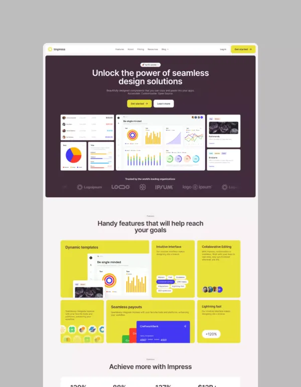 Impress - SaaS HTML5 Responsive Website Template