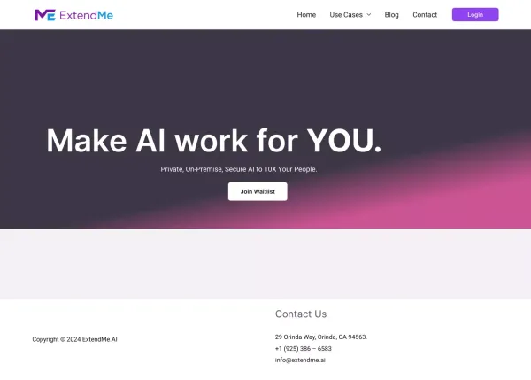 ExtendMe - Home - website design inspiration