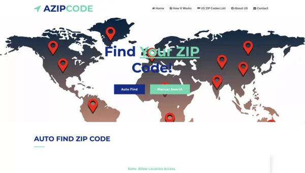 AZipCode - Free ZIP Code Lookup and Address Finder - Blog design inspiration