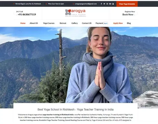 Best Yoga School in Rishikesh Yoga Teacher Training in India - Other design inspiration