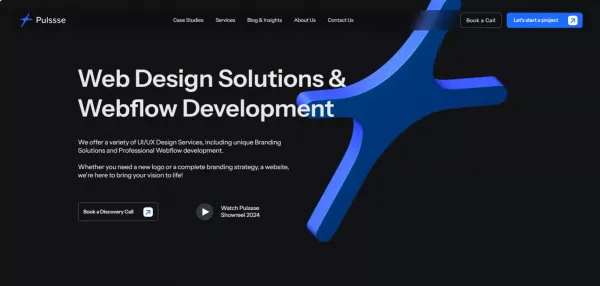 Pulssse - Design Solutions & Branding Strategy, Webflow Development
