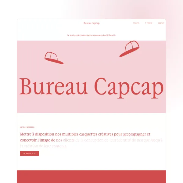 Bureau Capcap - Le studio créatif multicasquette à Marseille