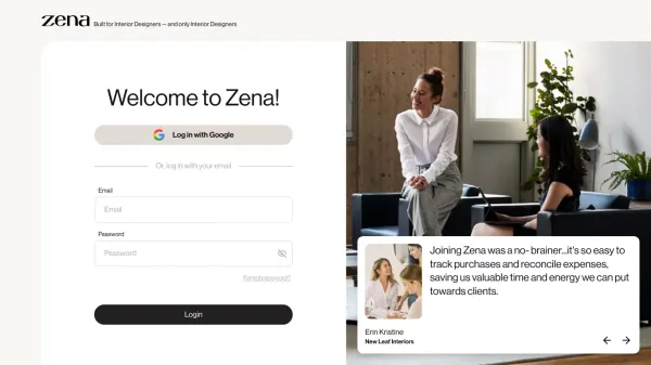 Zena - Sign Up design inspiration