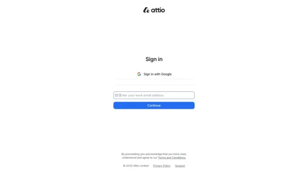 Attio - Sign Up design inspiration