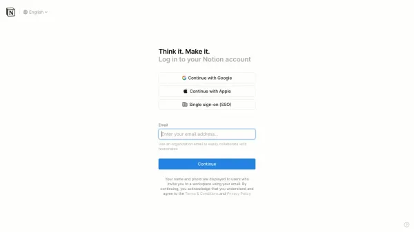 Notion – The all-in-one workspace for your notes, tasks, wikis, and databases. - Sign Up design inspiration