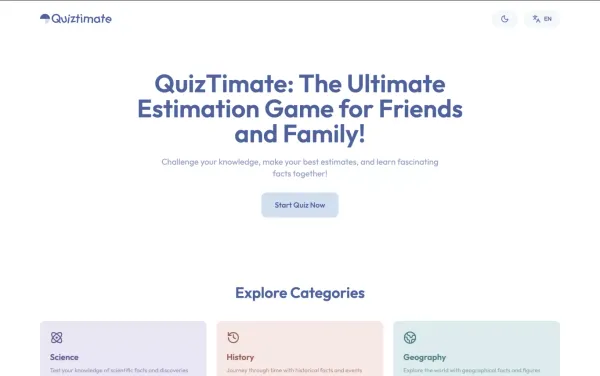Quiztimate - The Ultimate Multiplayer Knowledge Quiz Game
