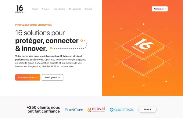 Le16solutions – Infogérance, Téléphonie IP, Fibre Optique, Impression
