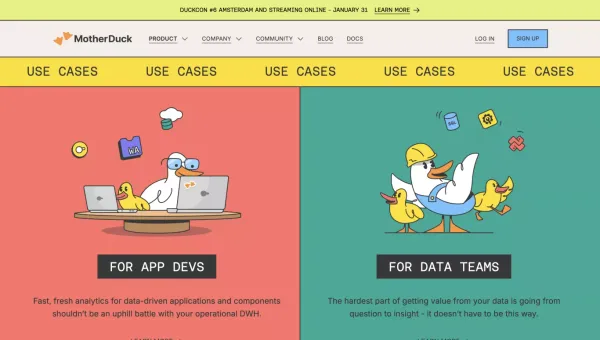 MotherDuck: Product Features, Use Cases, Architecture, Ecosystem