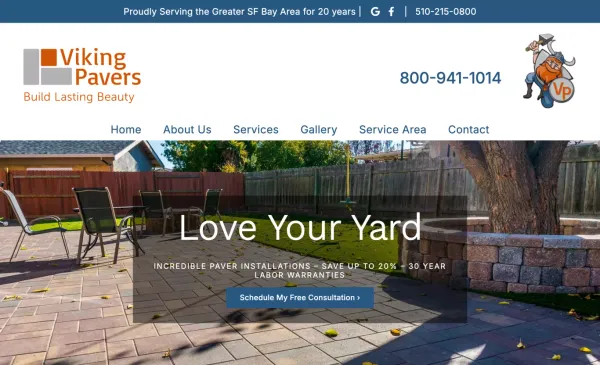 Viking Pavers | Bay Area Paver Contractors - Landing design inspiration