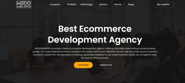 Ecommerce Development Agency In London | End-to-End Service