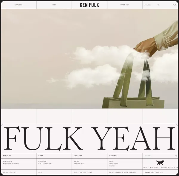 Home | Ken Fulk - Ecommerce design inspiration