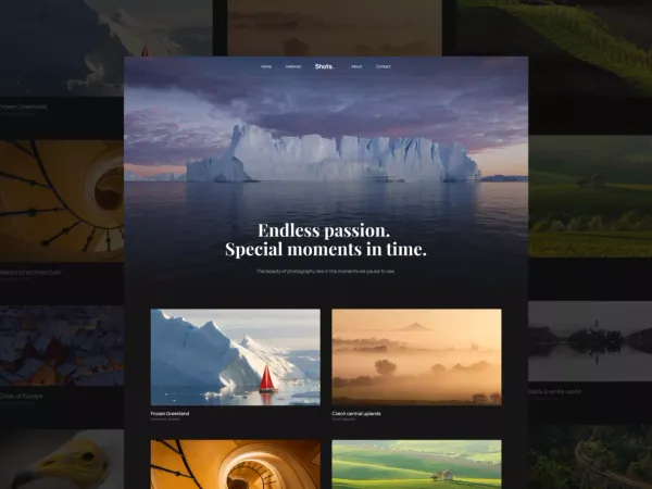 Shots â Framer Template for Photographers