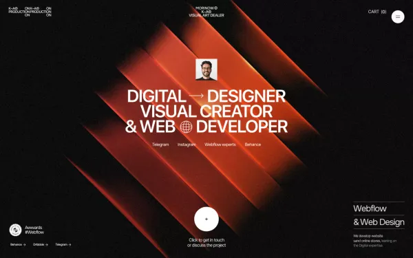 Morinow - Webflow HTML Website Template
