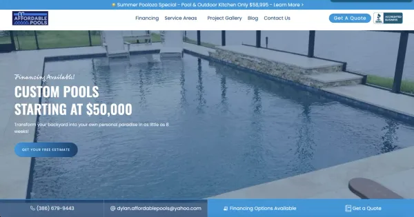 Pool Builder In Volusia & Flagler County | Affordable Pools