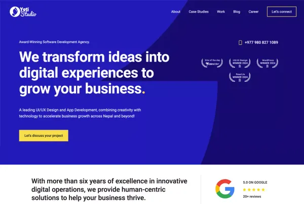 Yeti Studio | Top IT Company in Nepal for Digital Solutions