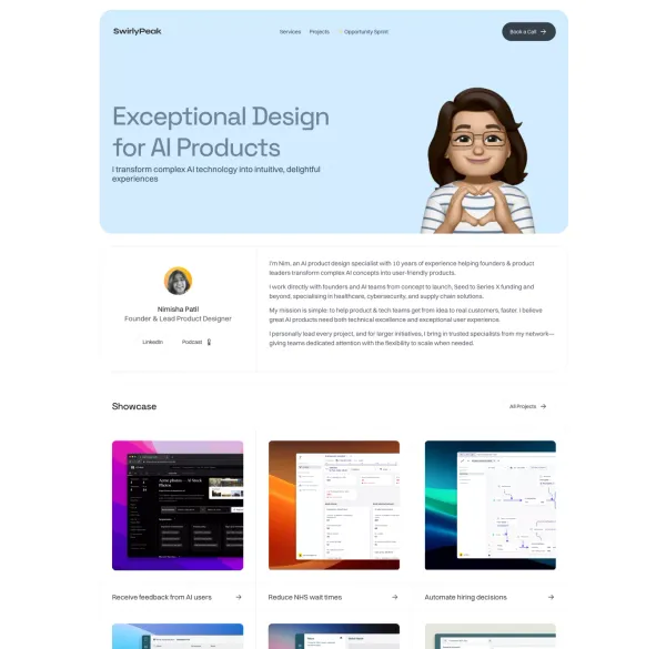 Swirly Peak | AI Product Design