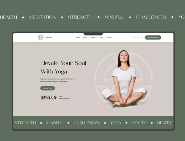 soulnest | - Template design inspiration