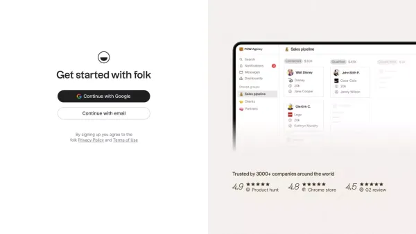 folk - app - Sign Up design inspiration