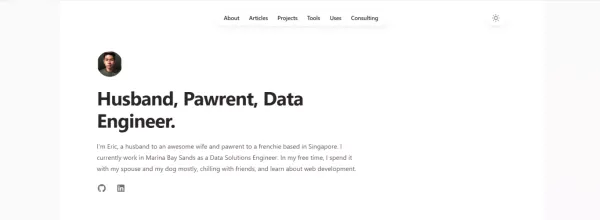 Husband, Pawrent, Data Engineer